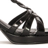 Marco Tozzi Black Patent Women's Sandals
