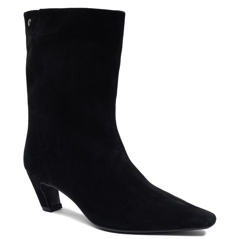 Maciejka Suede Pointed Toe Kitten Heel Boots K7791-01/00-7