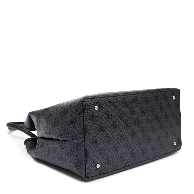 Guess Victtoria Women's Shopper Bag 2-In-1 Debossed Black HWESG951428-BLK