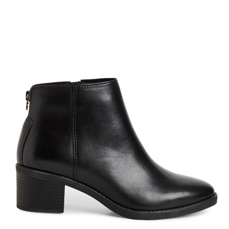 Marco Tozzi Women's Leather Ankle Boots Black