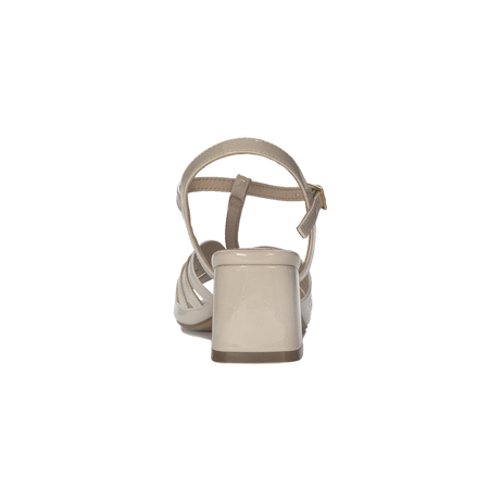 Sergio Leone Beige Pattented Sandals