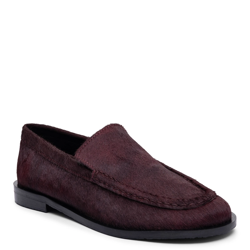 Gioseppo Skórzane Półbuty Damskie Bordowe 80770-BURGUNDY