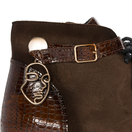 Maciejka 5743A-02/00-7 Women's Brown Leather Boots