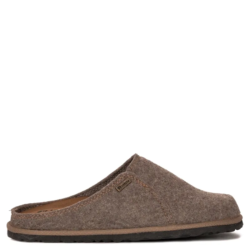 Inblu Brown Tortora Brown men's slippers
