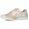 Rieker Women's Velcro Beige Combi Flat Shoes