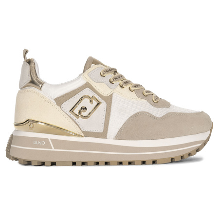 Liu Jo Sneakersy Damskie Na Platformie Beżowe Zółte