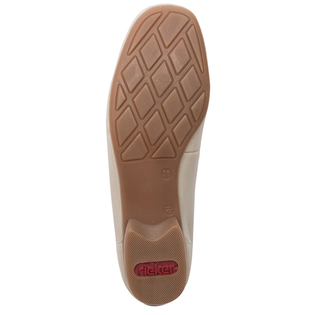 Rieker Women's moccasins leather Beige
