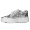 Maciejka Women's Silver Leather Sneakers