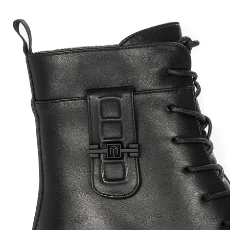 Filippo Botki damskie ocieplane Black czarne