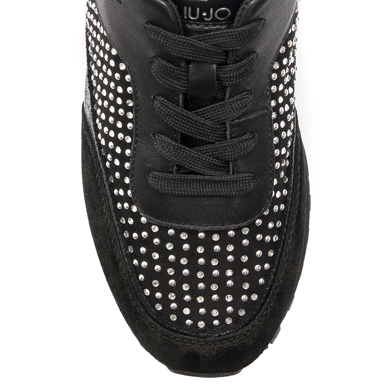 Liu Jo Sneakersy Damskie Czarne Fioletowe