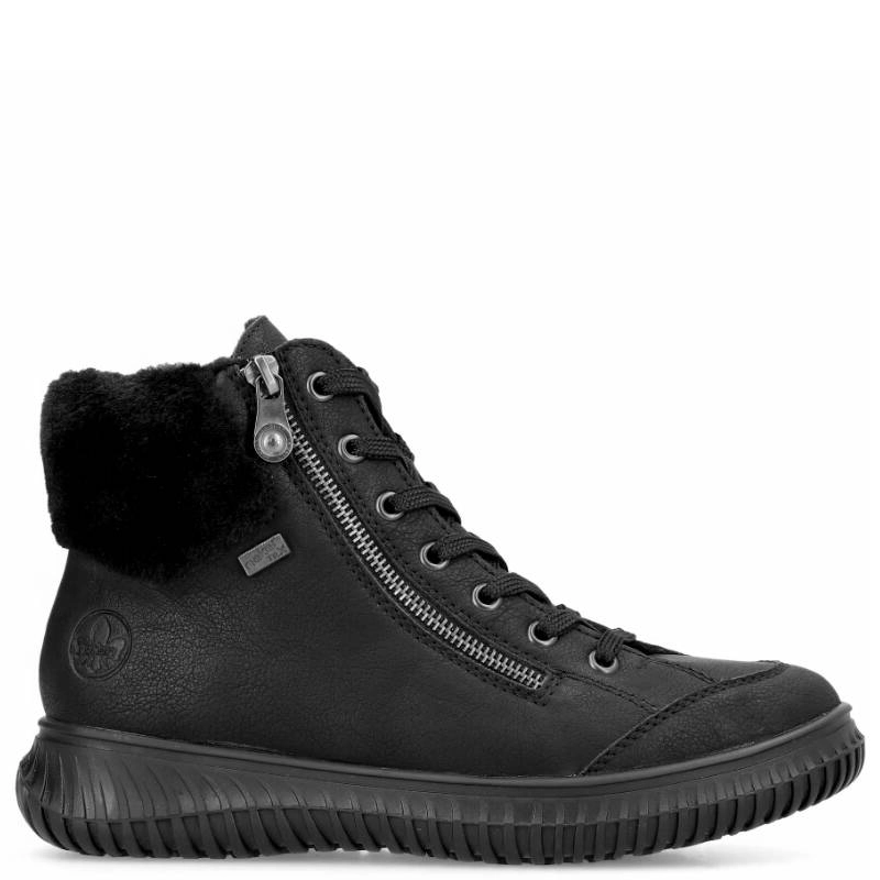 Rieker Women's Warned Black Boots