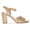 Sergio Leone Women's Gold Mix Sandals