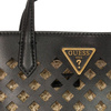 Guess Women's Aqua Mini Tote Bla Black bag