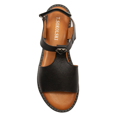 T.Sokolski Women's Black Sandals