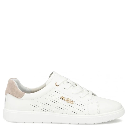 Filippo Leather Sneakers White DP6738-WH-BE