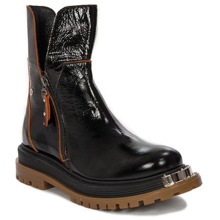 Maciejka 05747-18/00-7 Black+Orange Boots