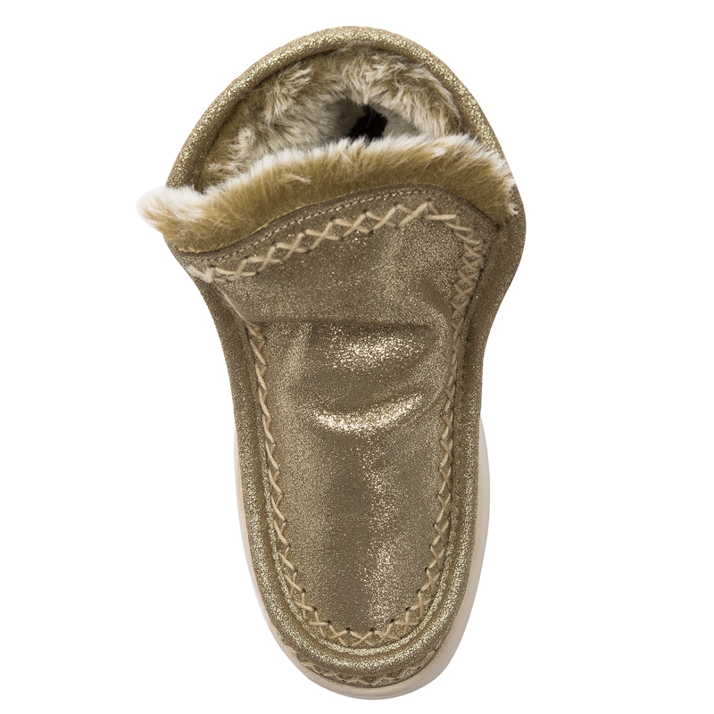 CAFENOIR Women's leather ankle boots ORO golden