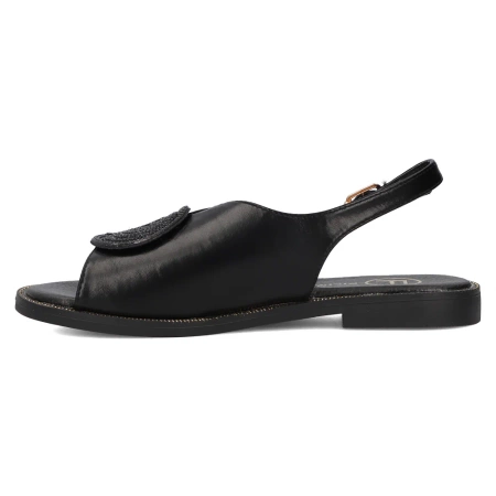 Filippo Women's Flat Sandals Black