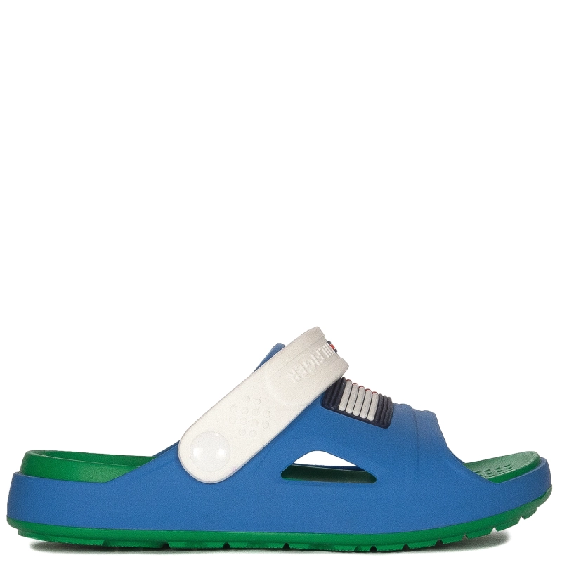 Tommy Hilfiger Kid's Slides Sky Blue White