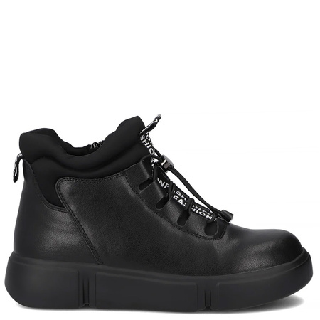 Filippo Women's Insulated Leather Boots, Black