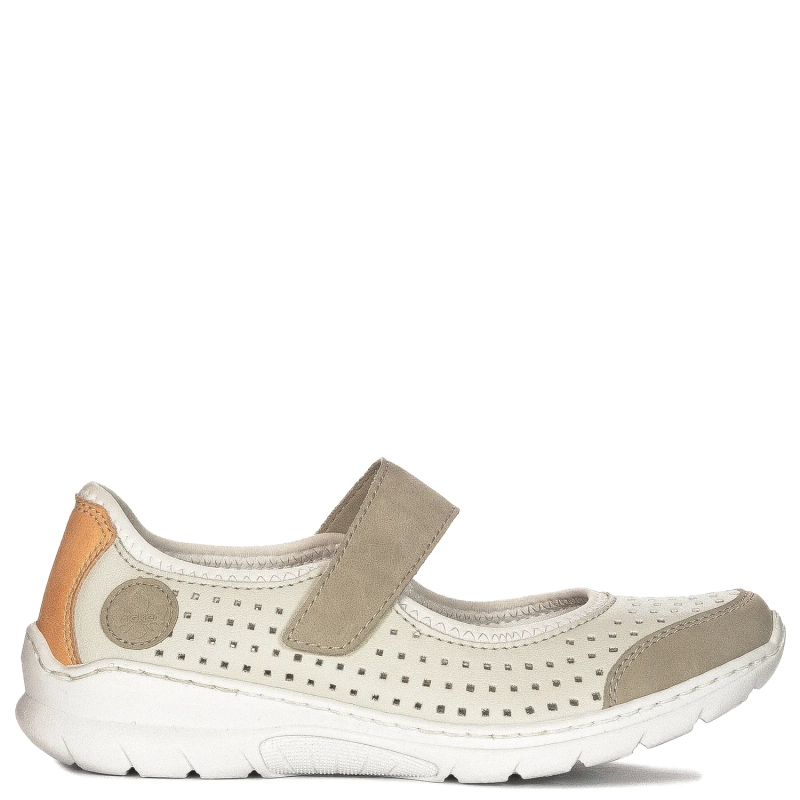 Rieker L32B5-81 White Low Shoes