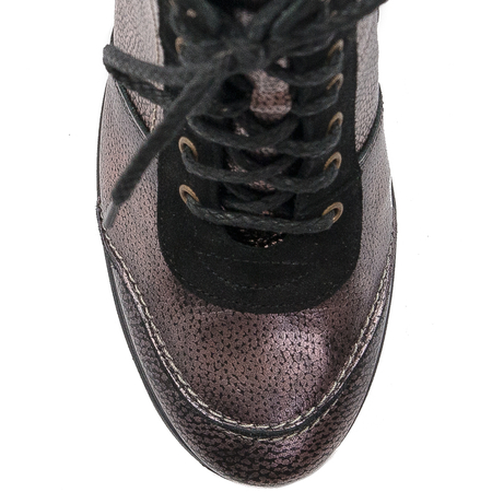 Maciejka Leather Black & Gold Boots