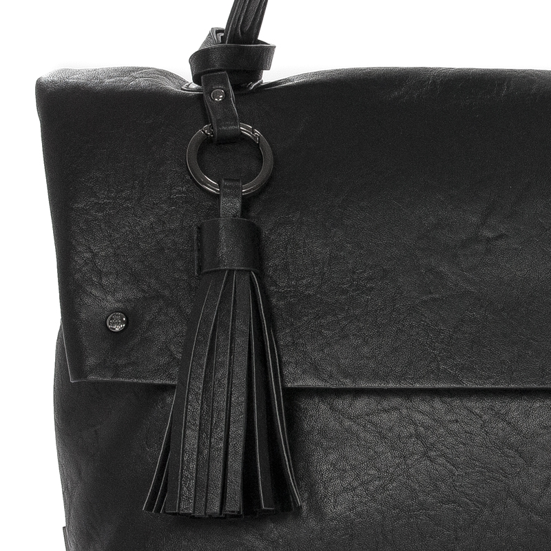 Black Big Star Black Bag