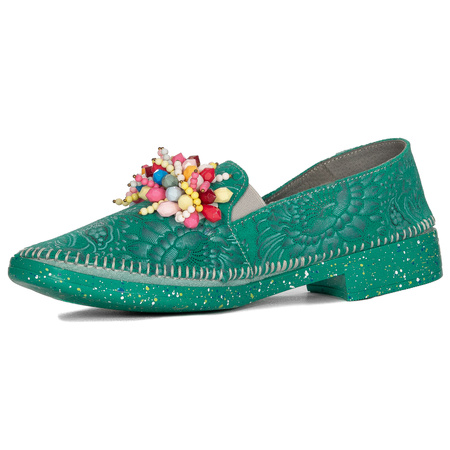 Maciejka Women's Green Half Shoes 