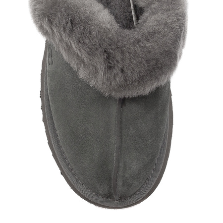 UGG Kapcie damskie na platformie Disquette Charcoal