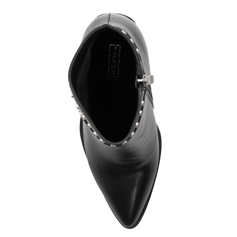 Women's Filippo boots on a black insulated heel