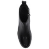 Maciejka Damskie Skórzane Botki Na Niskim Obcasie Czarne N3118-01/00-8