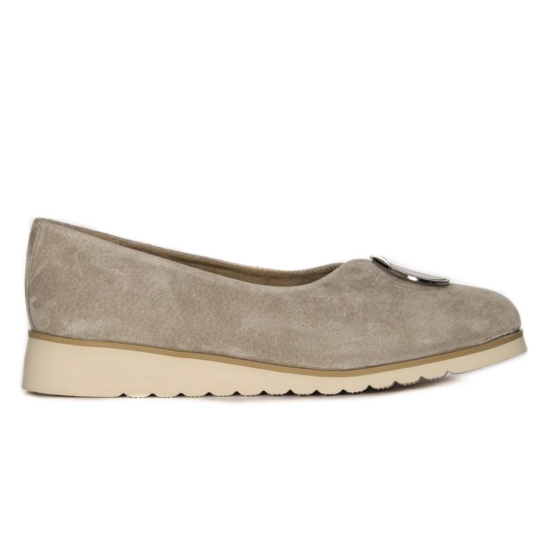 Filippo Suede Leather women's Beige low shoes