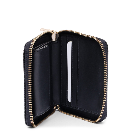 Guess Elegancki Zapinany Na Zamek Portfel Damski Czarny SWSG7459137-COAL