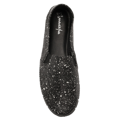 Maciejka Black with Dots Low Shoes