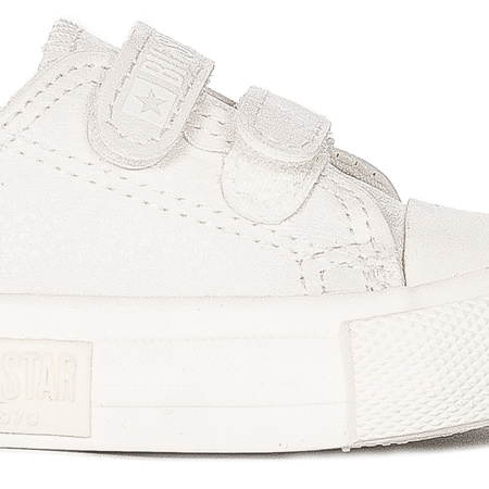 Big Star White baby sneakers with velcro