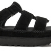 UGG Women's Leather Sandals Strap Black