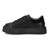Filippo Black Leather Sneakers