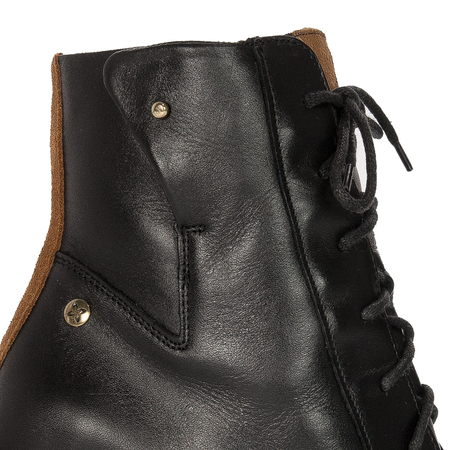 Maciejka Black Women's Lace-Up Boots