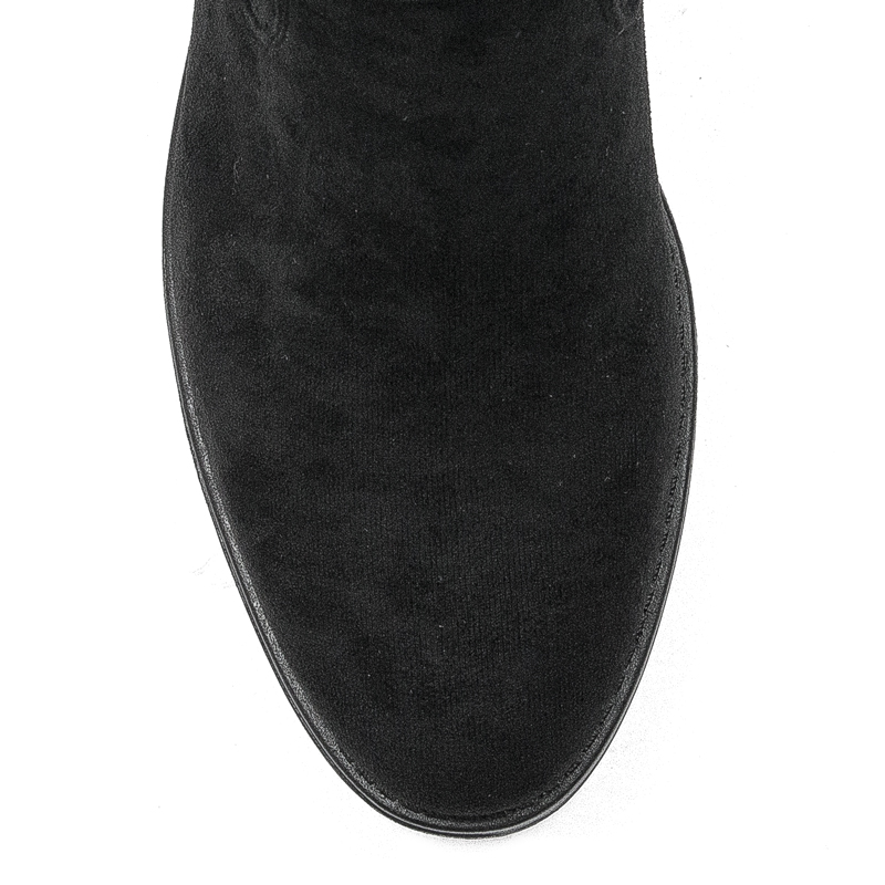 S.Barski Openwork Flat Black Boots
