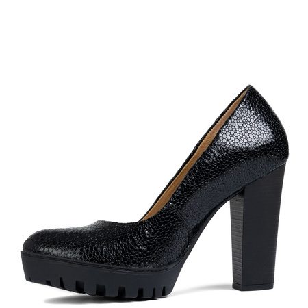 Maciejka 2629W-05/00-1 Women's Black Patent Leather Pumps with Platform