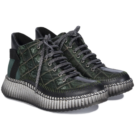 Maciejka Green Women's Boots 06752-09/00-8