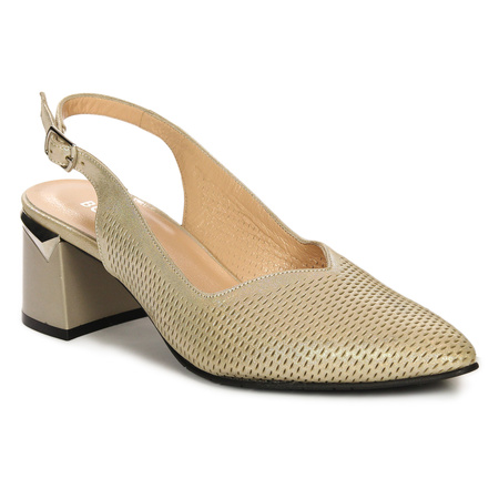 Boccato Women's Gold Pumps