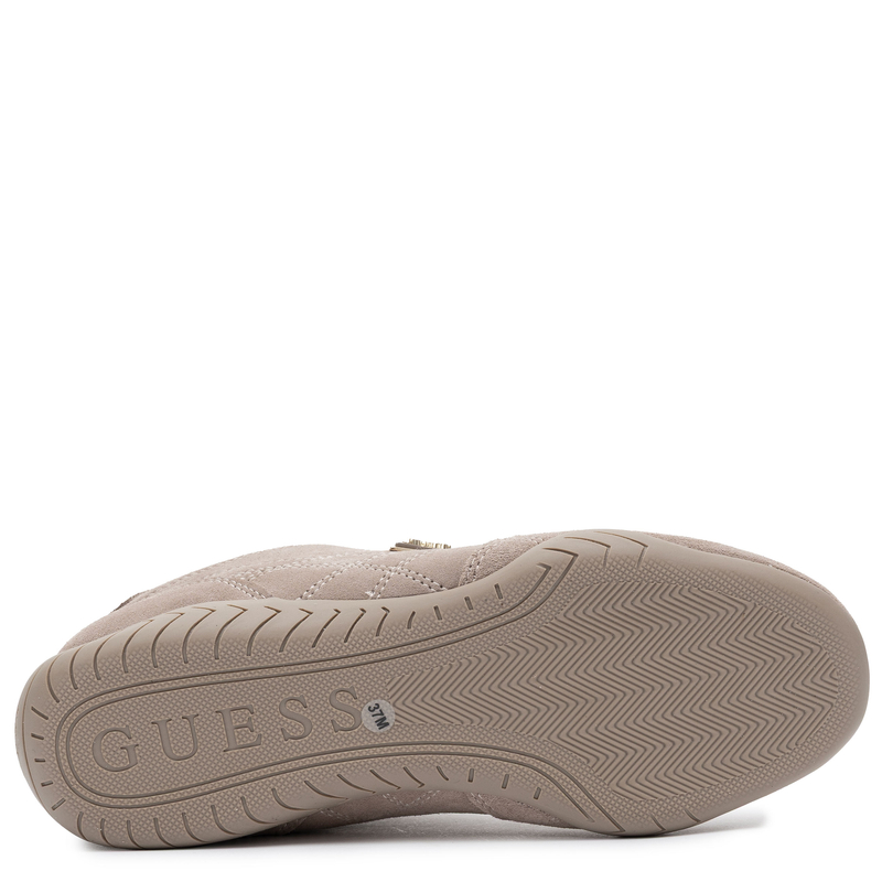 Guess Suede Low-Profile Sneakers Lace-Up Beige FLPGABSUE12 SAND