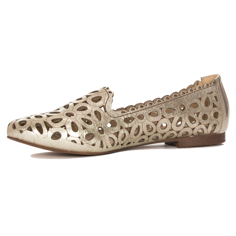 Maciejka Gold Ballerina Shoes