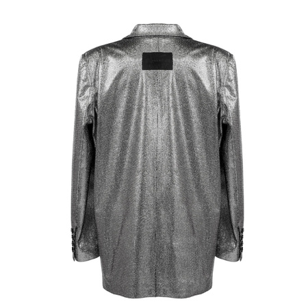 Opra Bahira Silver Oversize Blazer