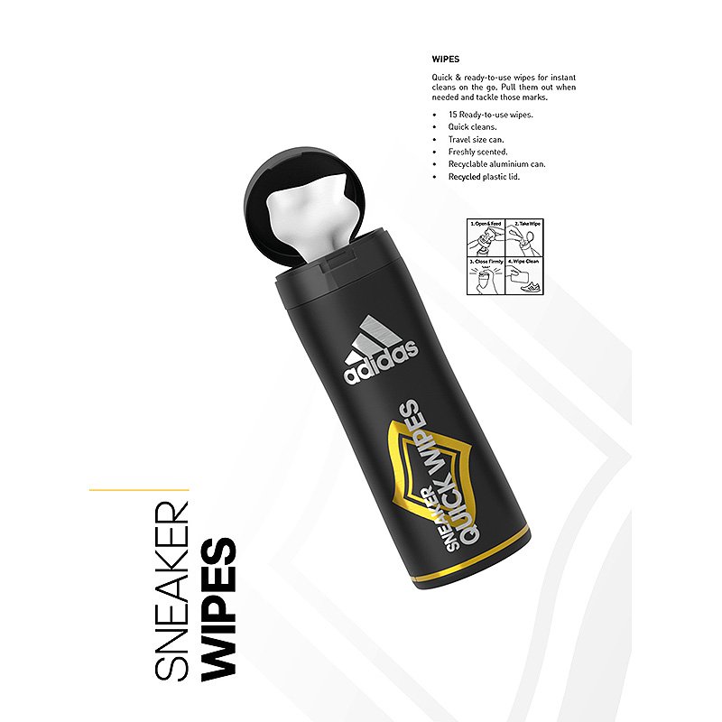 Chusteczki do obuwia Adidas Sneaker Quick Wipes EW8721 15 szt
