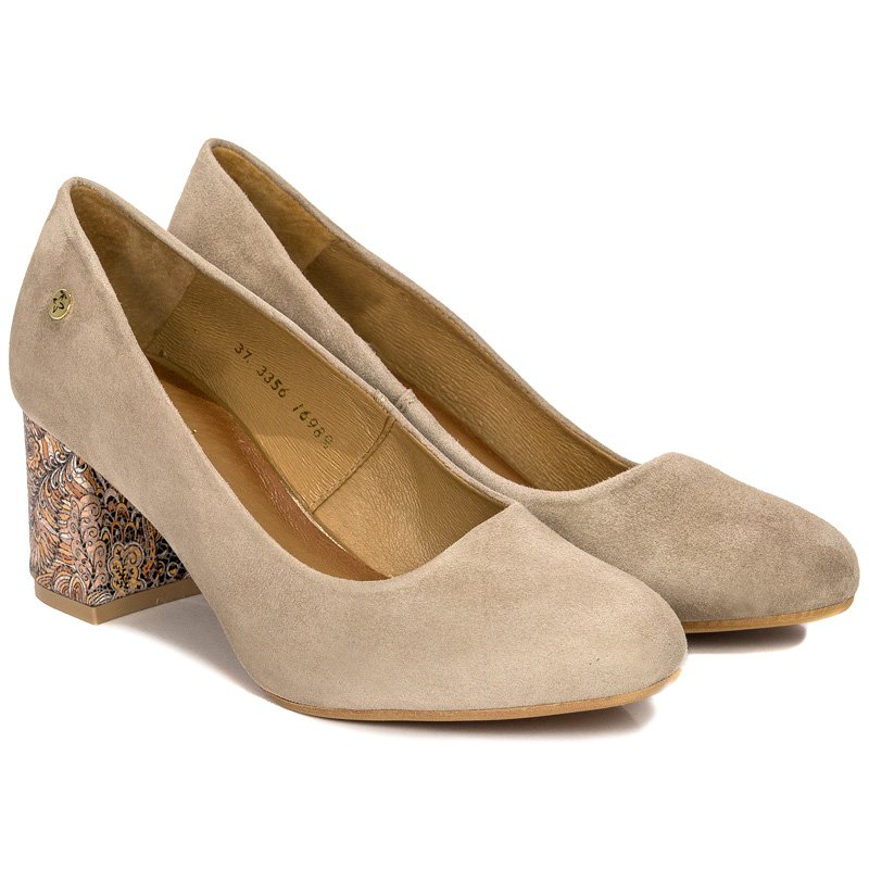Maciejka 03356-10-00-1 Beige Pumps