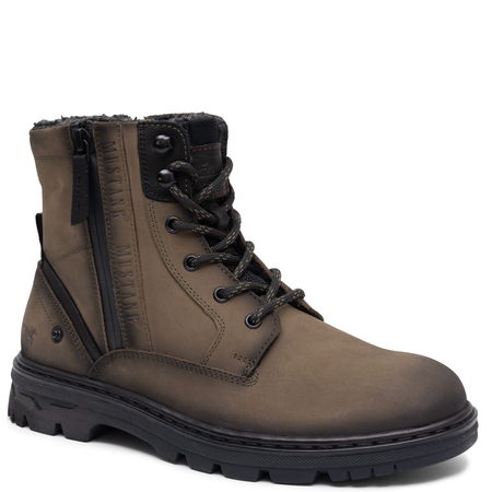 Mustang Leather Men's Insulated Boots Green 15M5011001