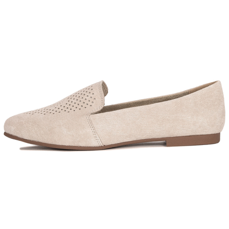 D&A Women's Low shoes Leather Beige