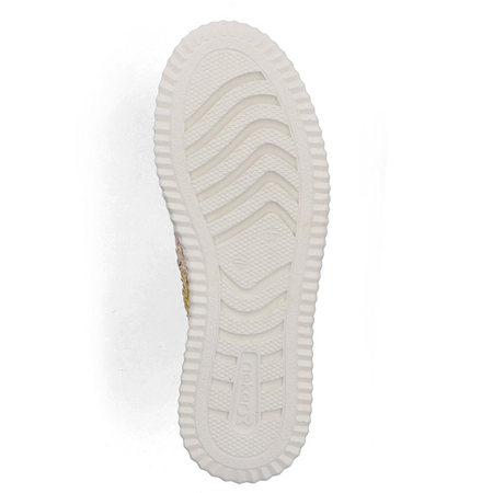 Rieker Wielokolorowe Sneakersy Damskie Ażurowe Tekstylne N9919-91